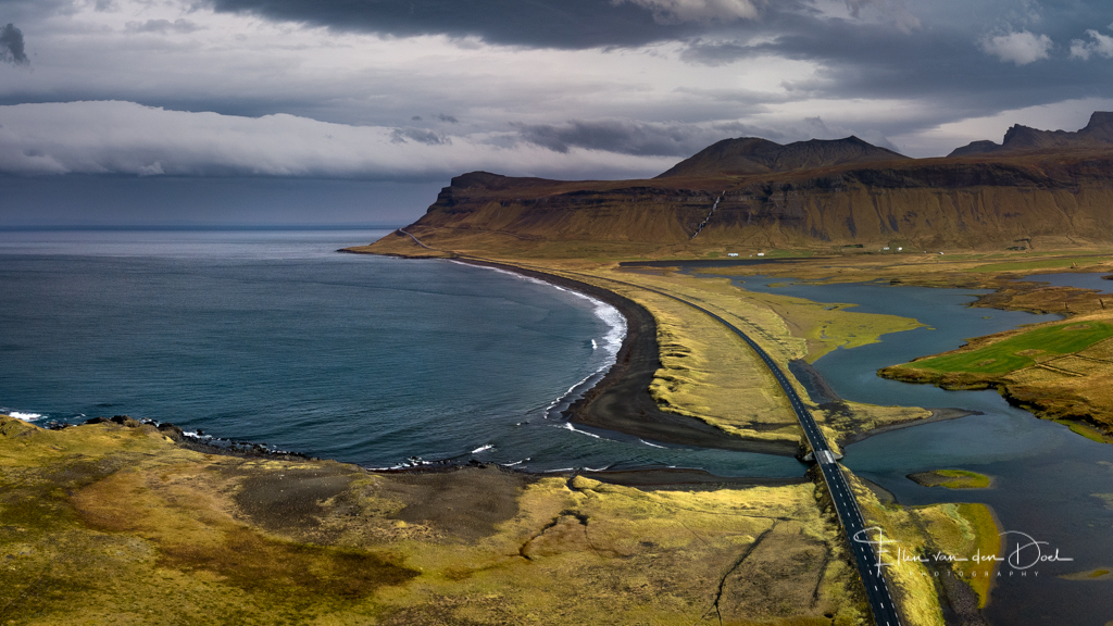 Snæfellsnes van bovenaf
