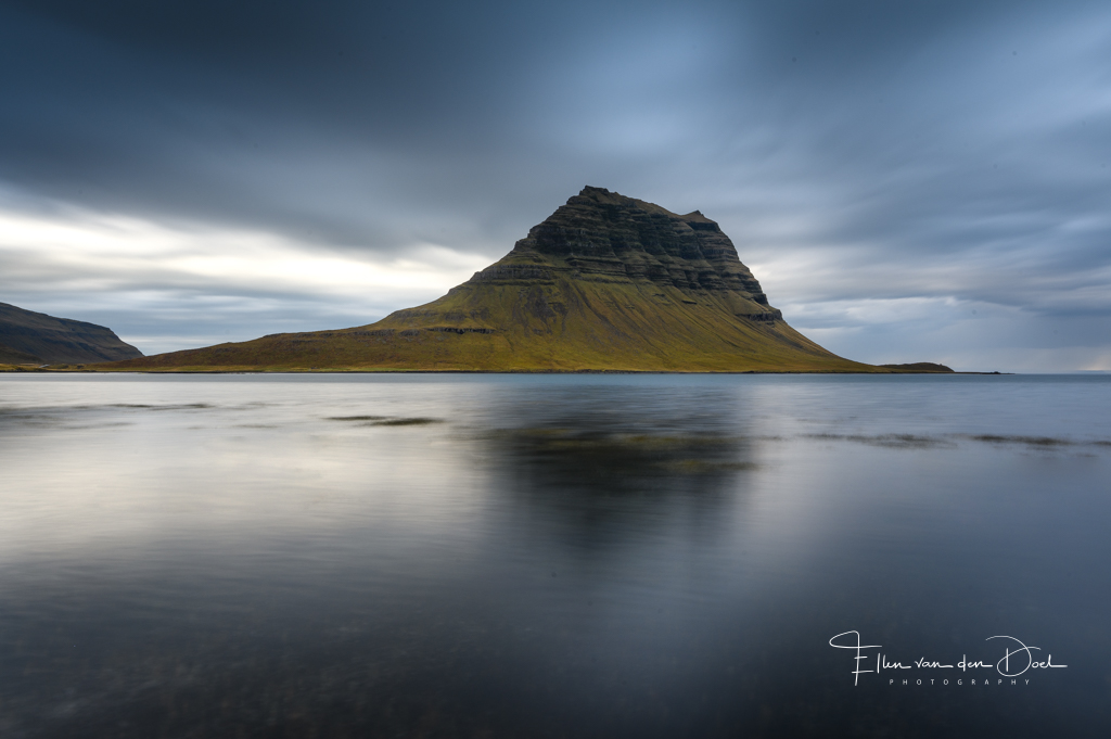 Uitzicht op de Kirkjufell