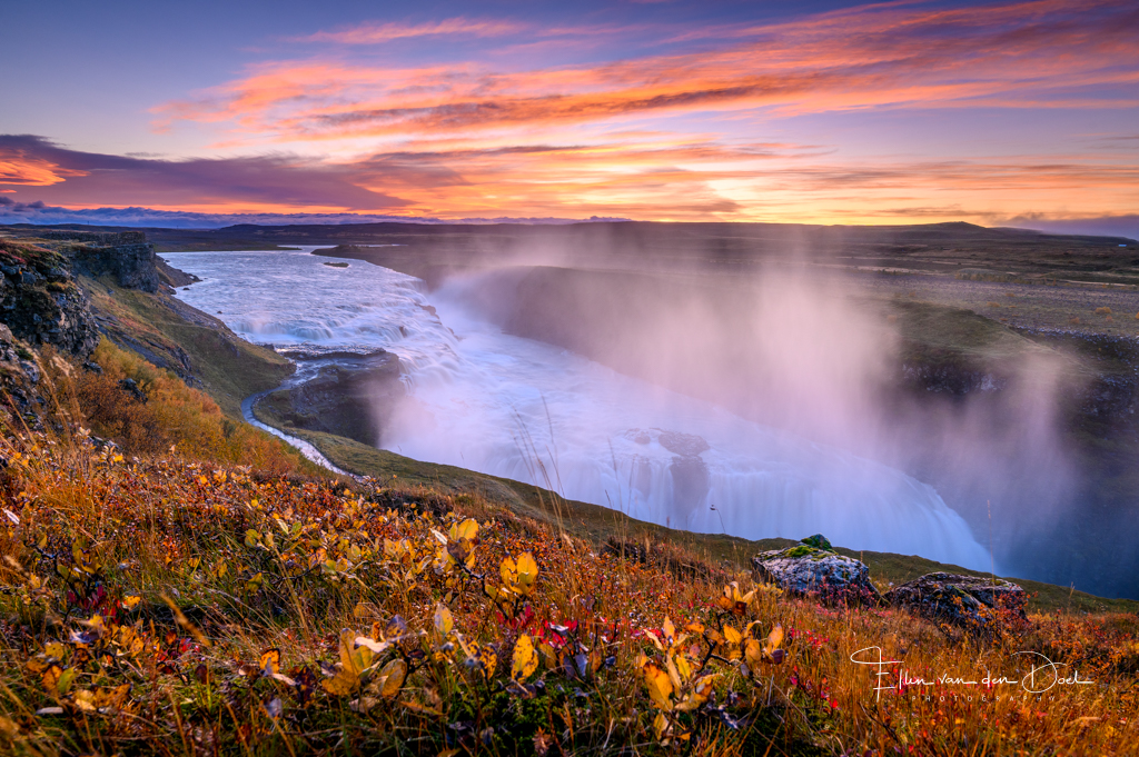 De waterval Gullfoss