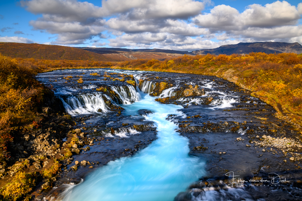 De waterval Bruarfoss