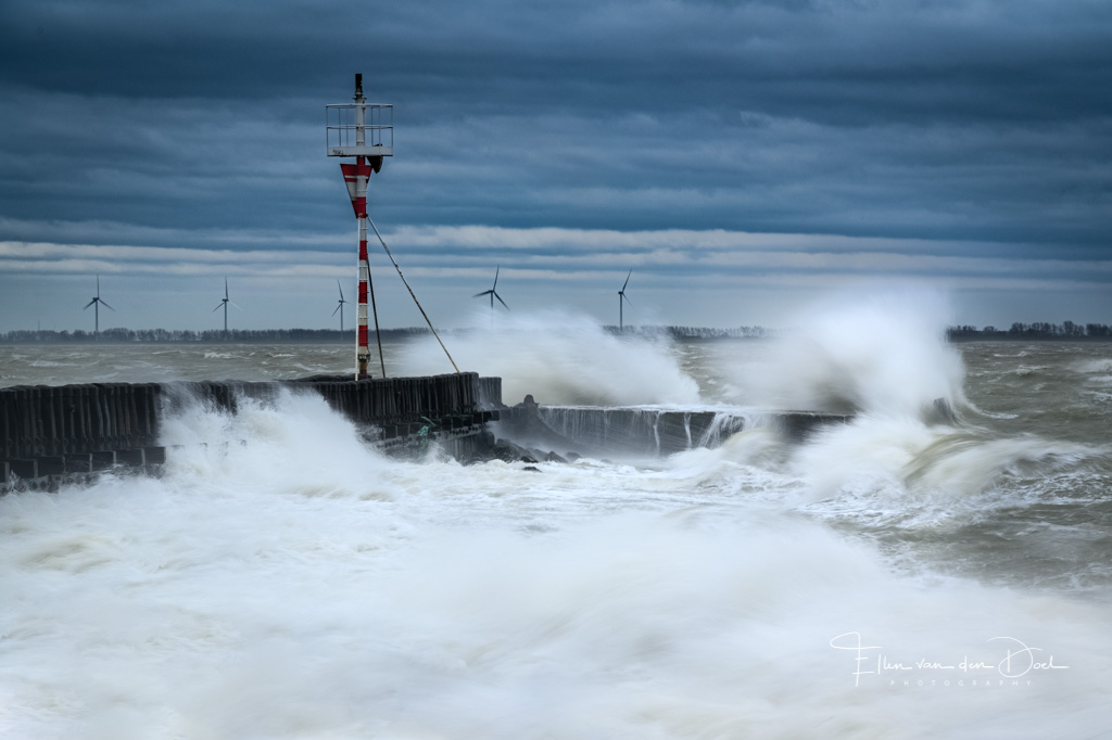 Storm bij Vlissingen