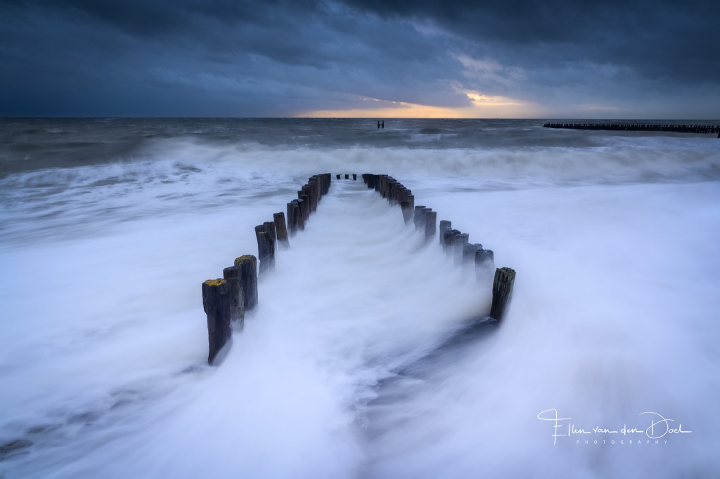 Storm bij Westkapelle