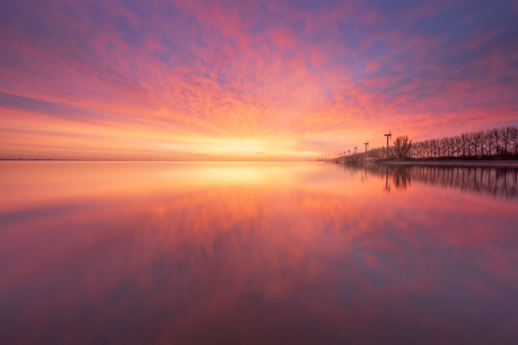 Zonsopkomst Haringvliet