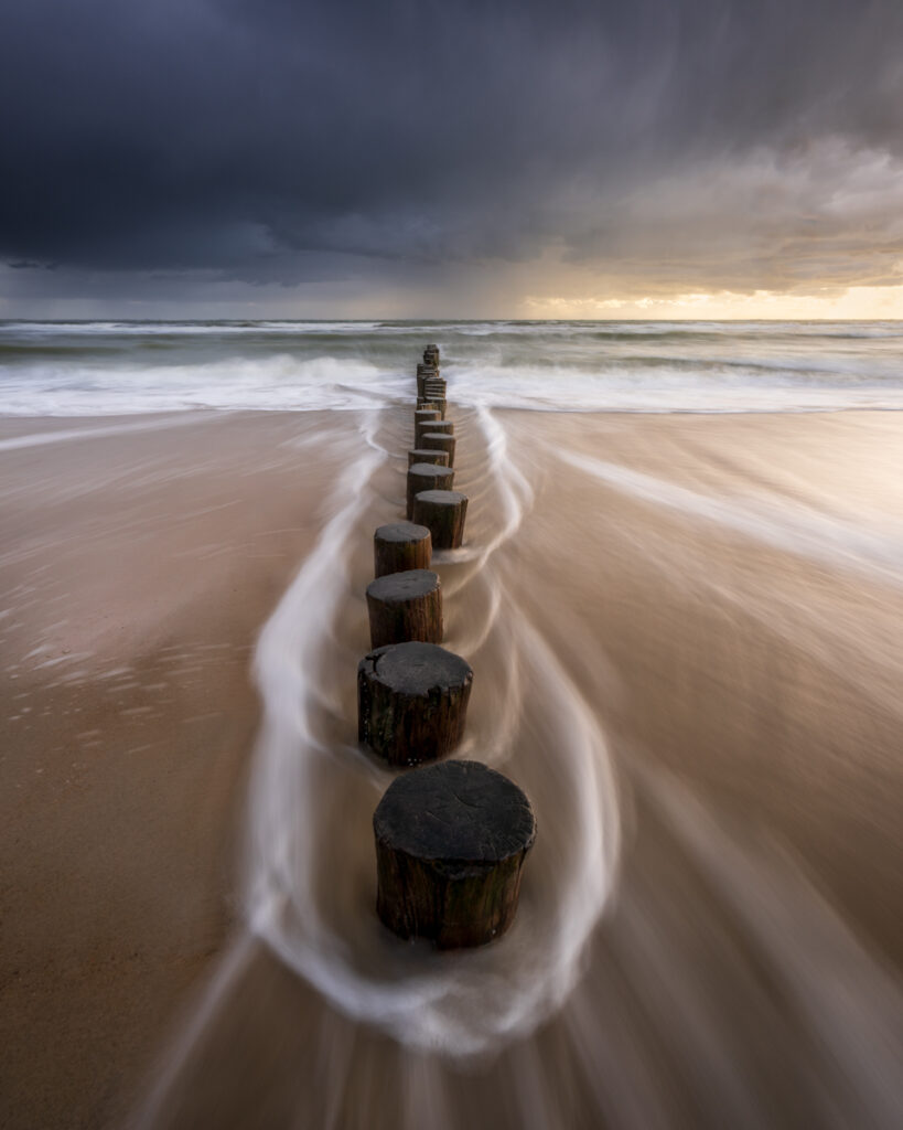 Palen in de storm